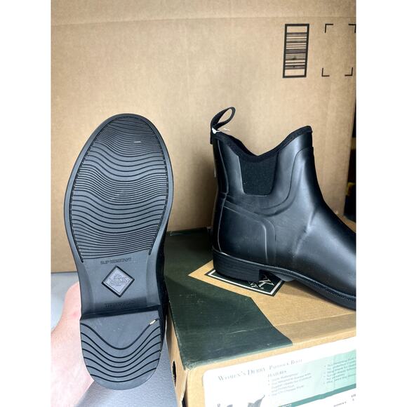 Muck Derby paddock boot dby-000	Women's 5 Black - Picture 4 of 6
